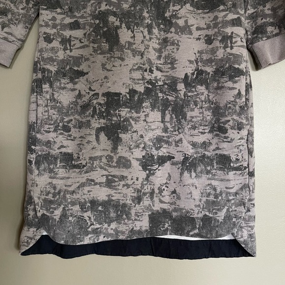 LOLE Sika Burnout Sweatshirt Dress Dark Charcoal Spray‎ Size Small - Picture 4 of 15